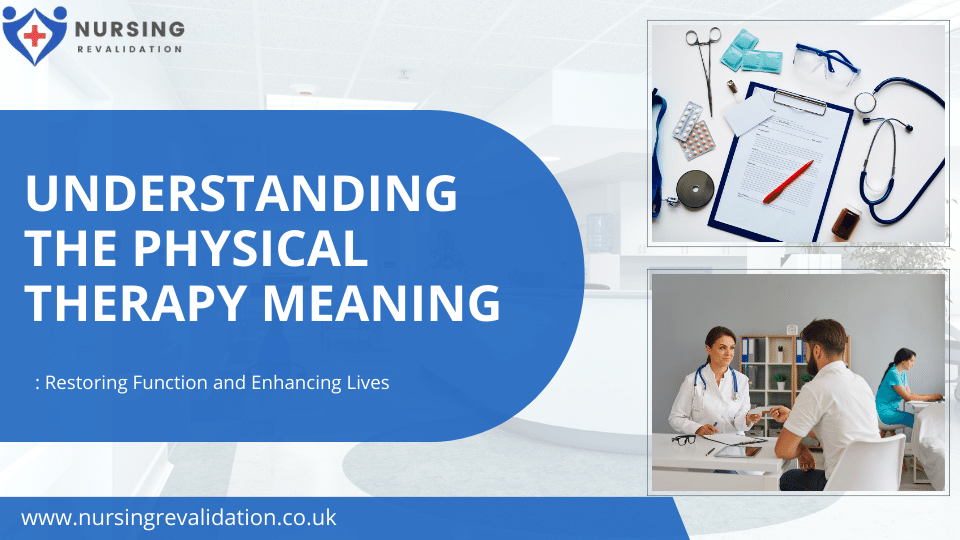 Physical Therapy Meaning