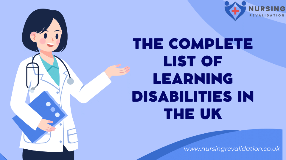 List Of Learning Disabilities UK