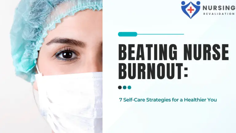 Self Care Strategies To Avoid Nurse Burnout Nursing Revalidation