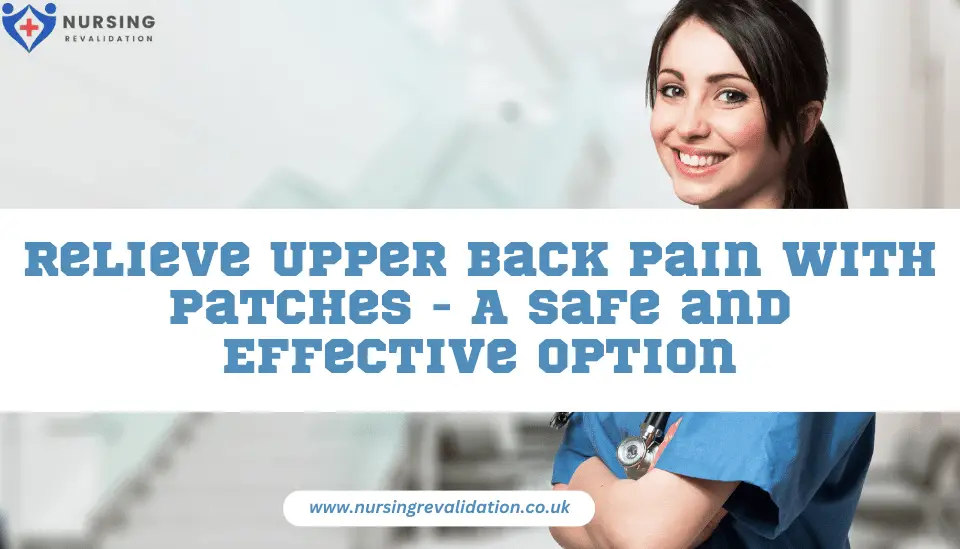 upper back pain patches