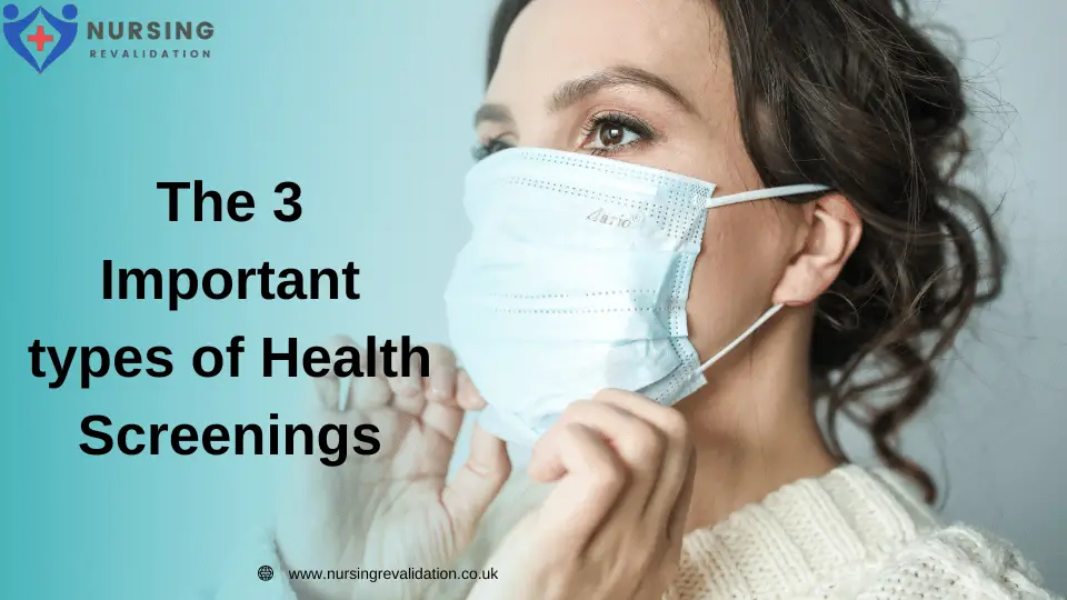 3 types of health screenings