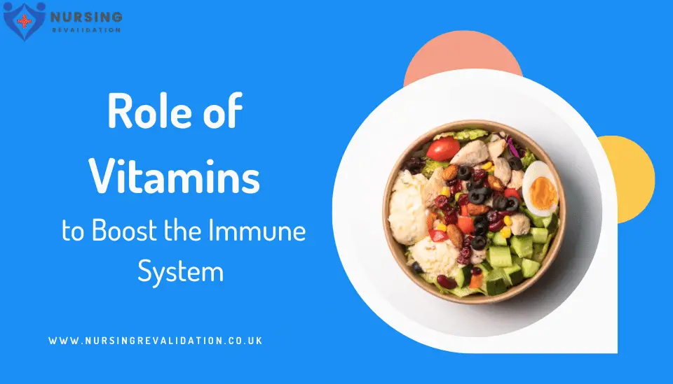 Vitamins to boost immune system.