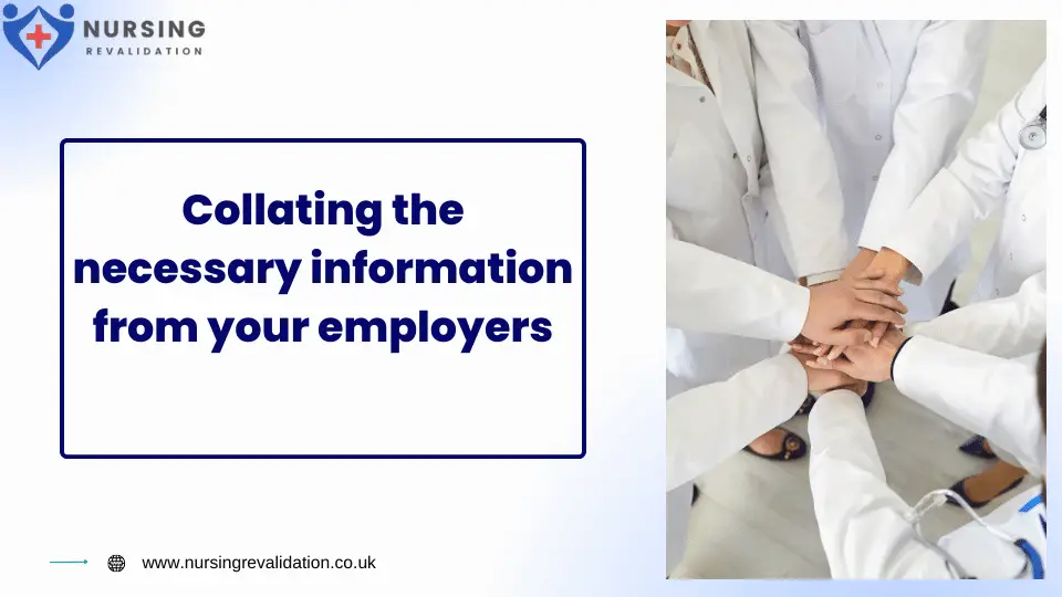 necessary information from your employers